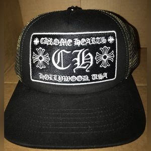 Chrome hearts trucker black camo